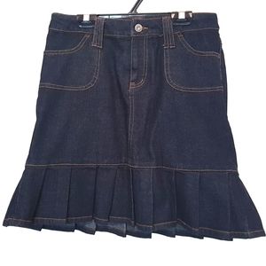 Y2K Denim pleated Jean Skirt NEW!